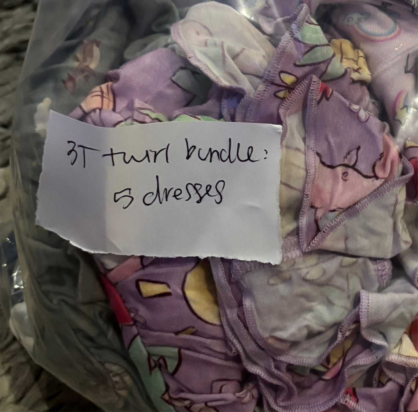 Mystery bags: pre-owned bamboo. Twirl dress bundle 3T