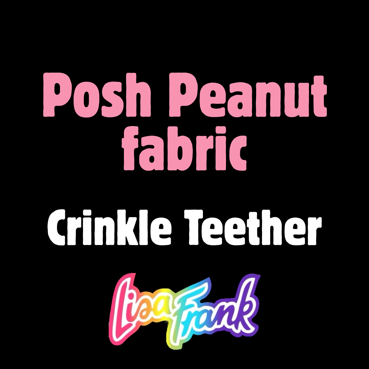 Posh Peanut LF Crinkle Teether