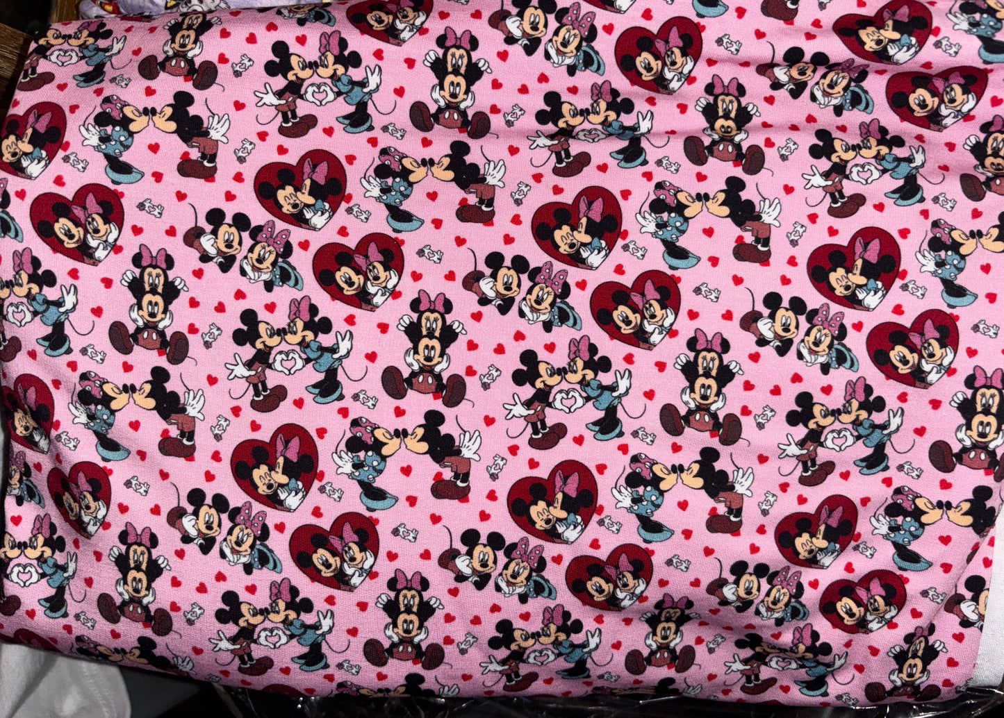 Valentine Mouse Boxy Dress - bamboo French terry