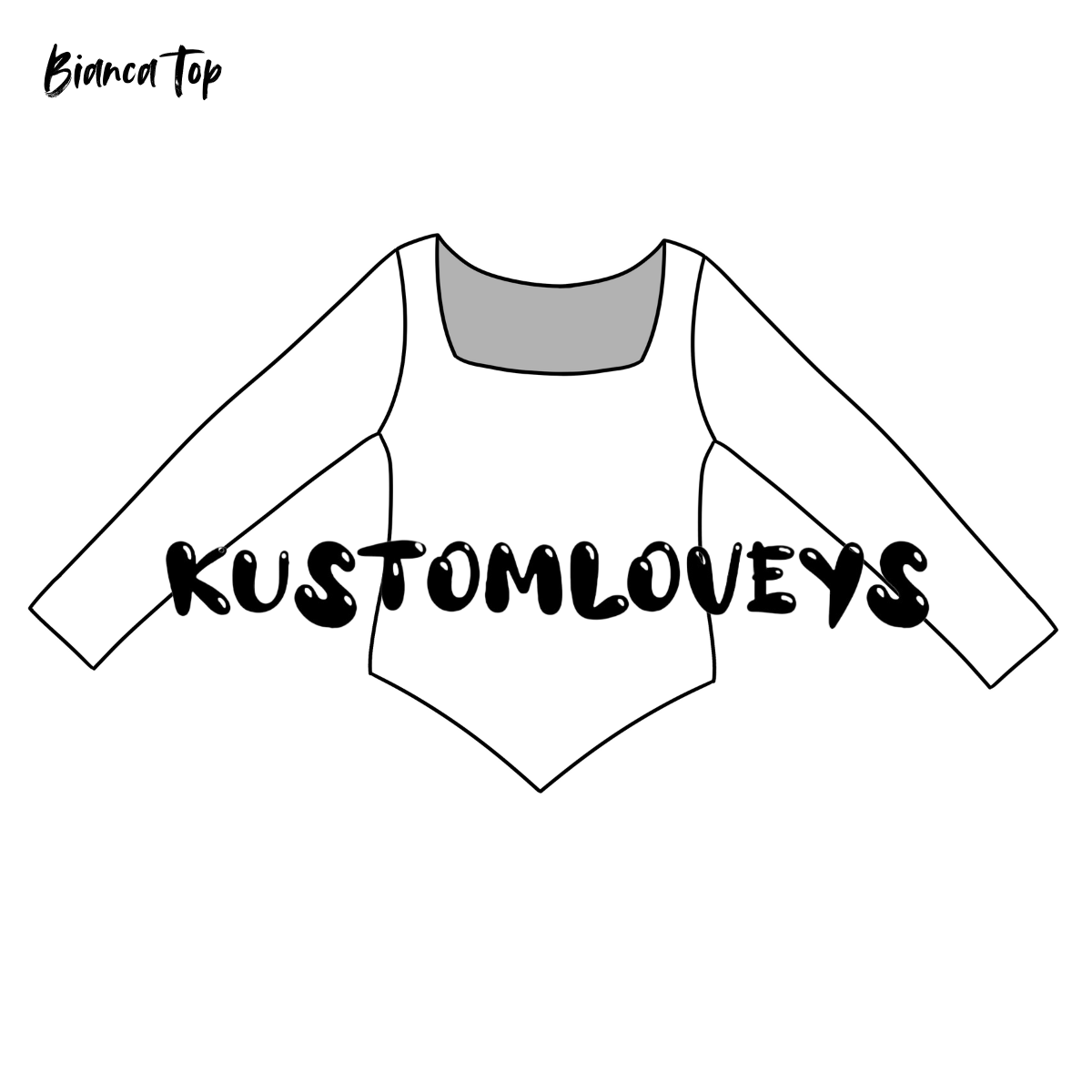 *Custom BIANCA TEE (longsleeve)- read description