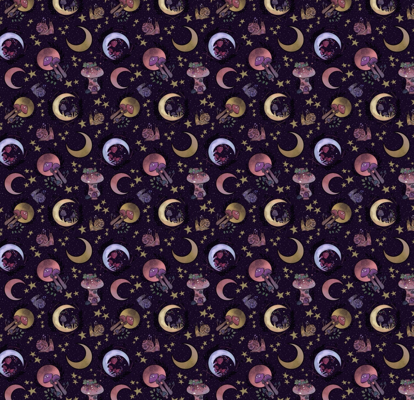 Lunar Shrooms Boxy Dress
