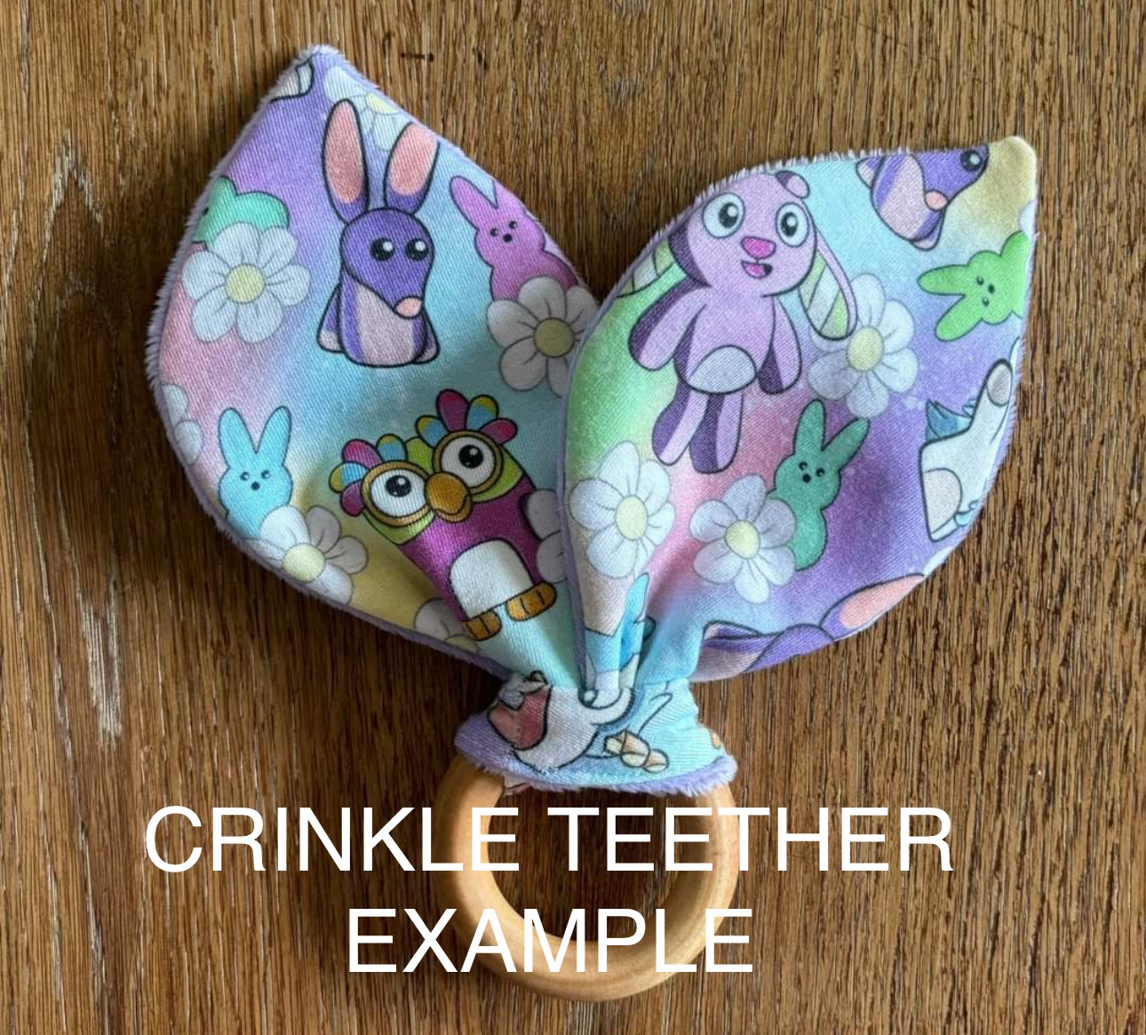 Aurora Crinkle Teether