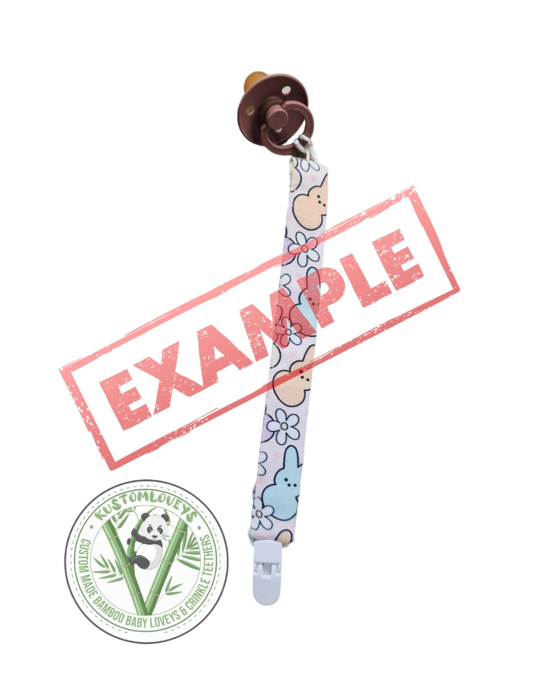 *Custom PACIFIER CLIP- read description