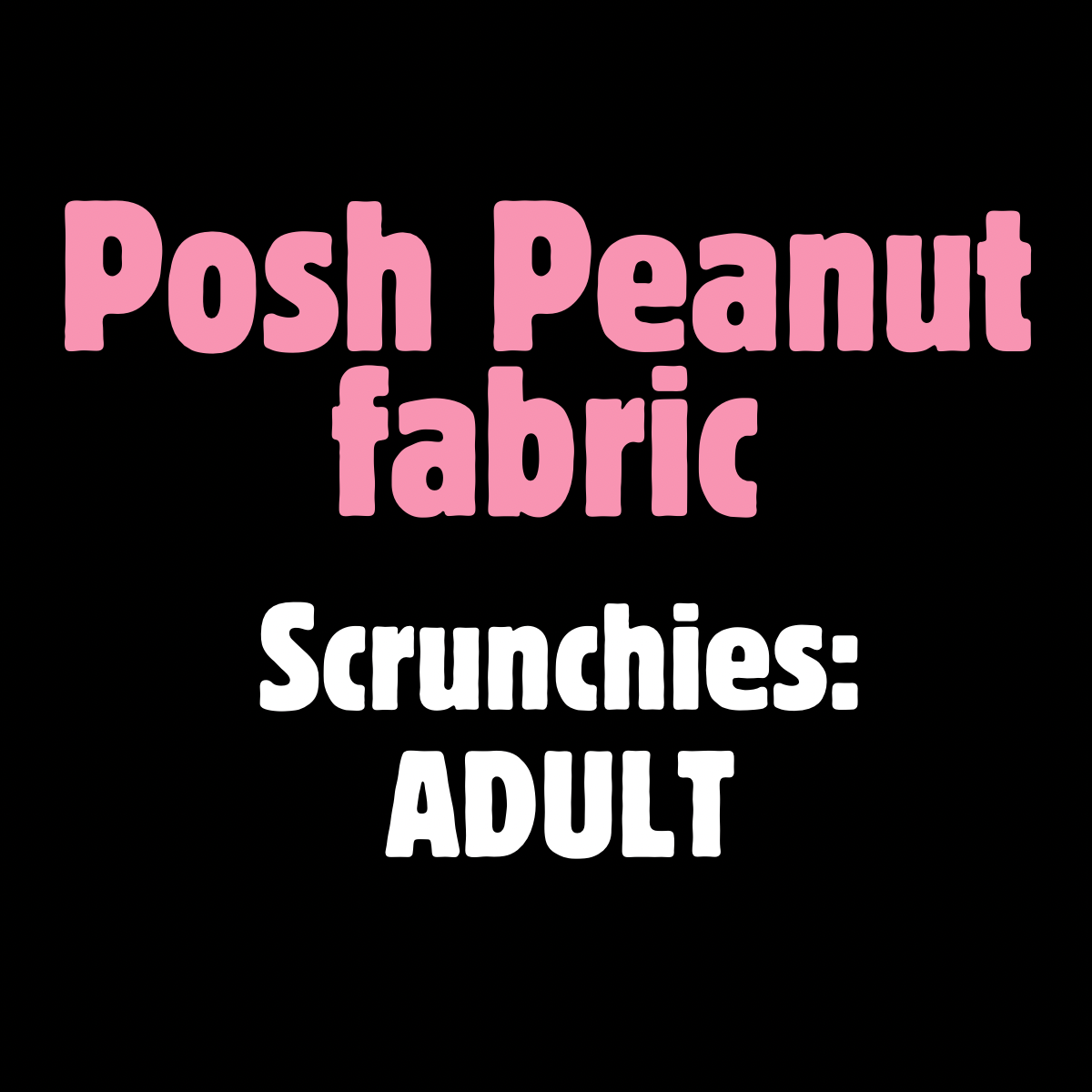 Scrunchies: Posh Peanut Prints SETS