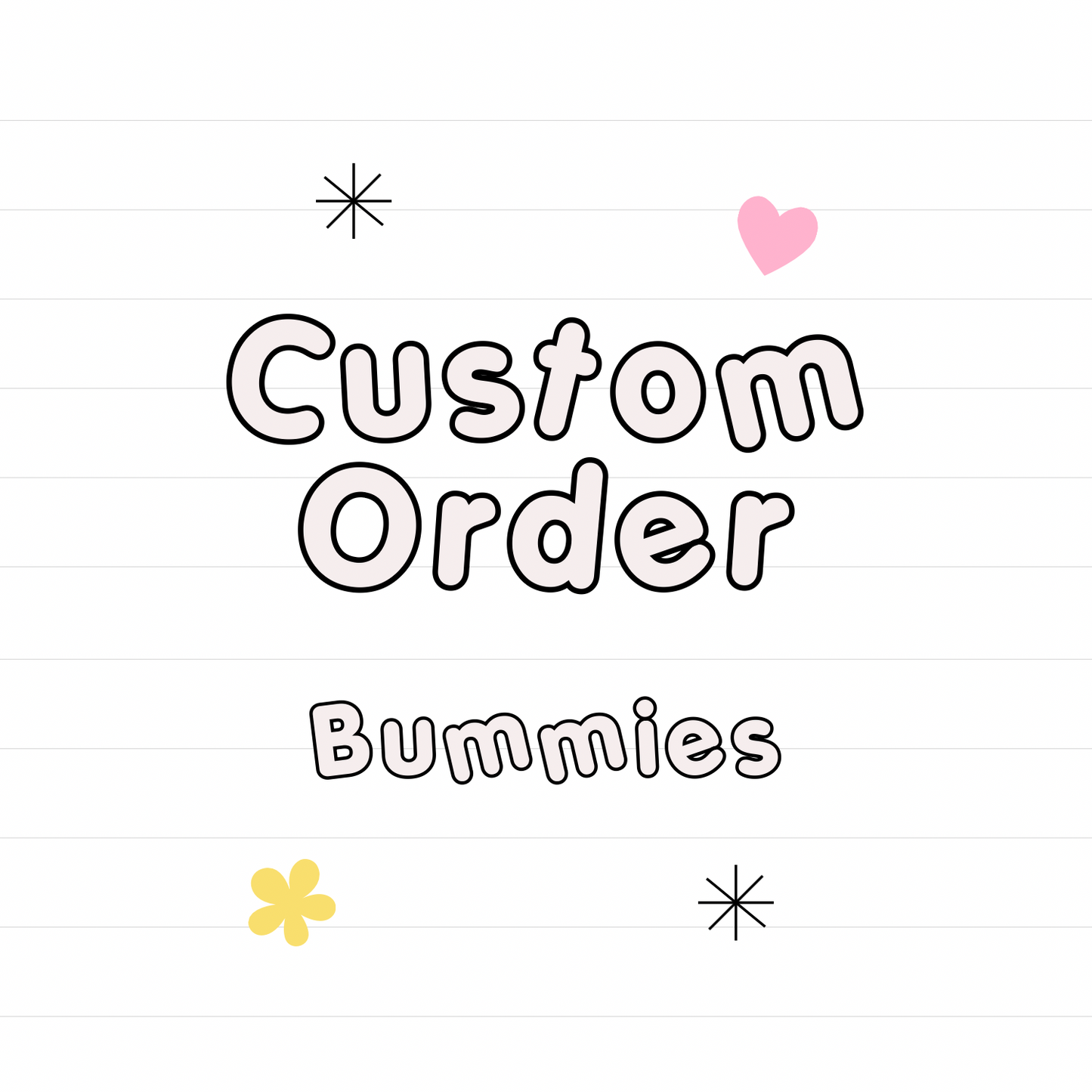 *Custom Bummies - READ DESCRIPTION