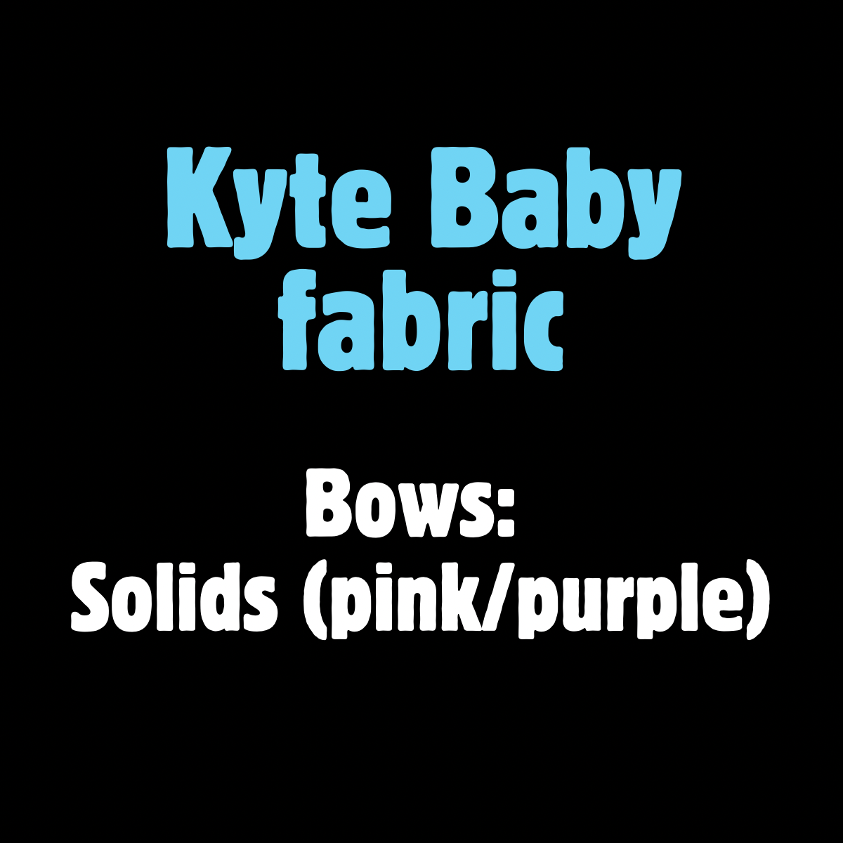 Bows: Kyte Baby Solids pink