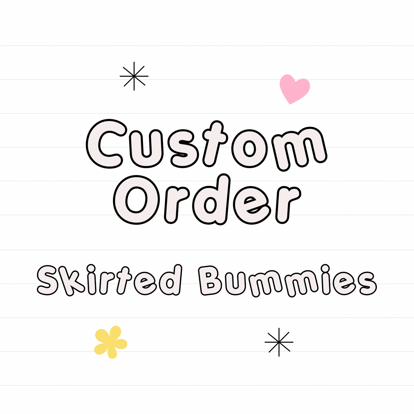 *Custom SKIRTED Bummies - READ DESCRIPTION