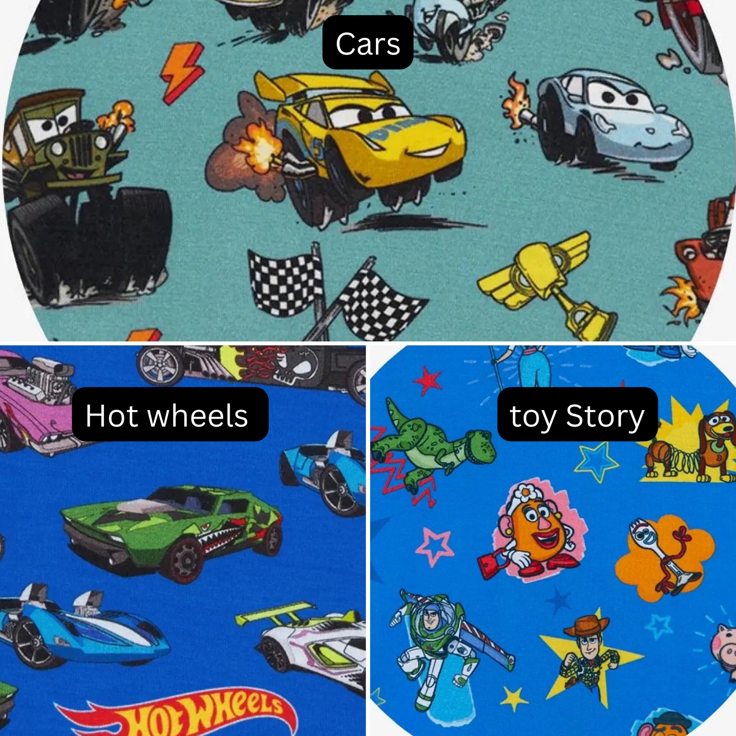 Bows: Posh Peanut “Boy” prints