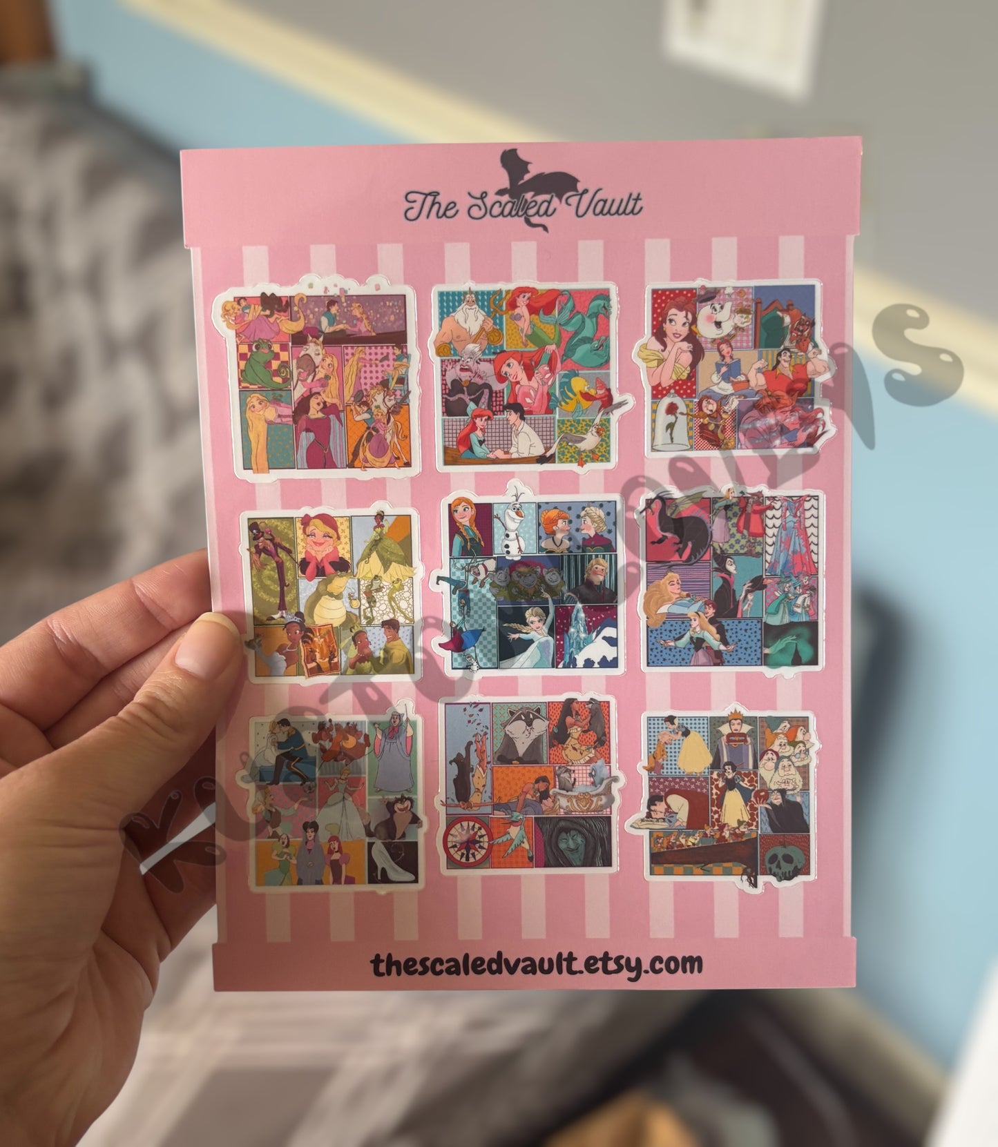 Princess Sticker Page