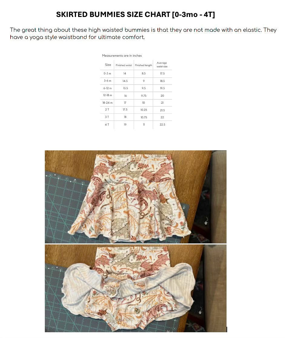 *Custom SKIRTED Bummies - READ DESCRIPTION
