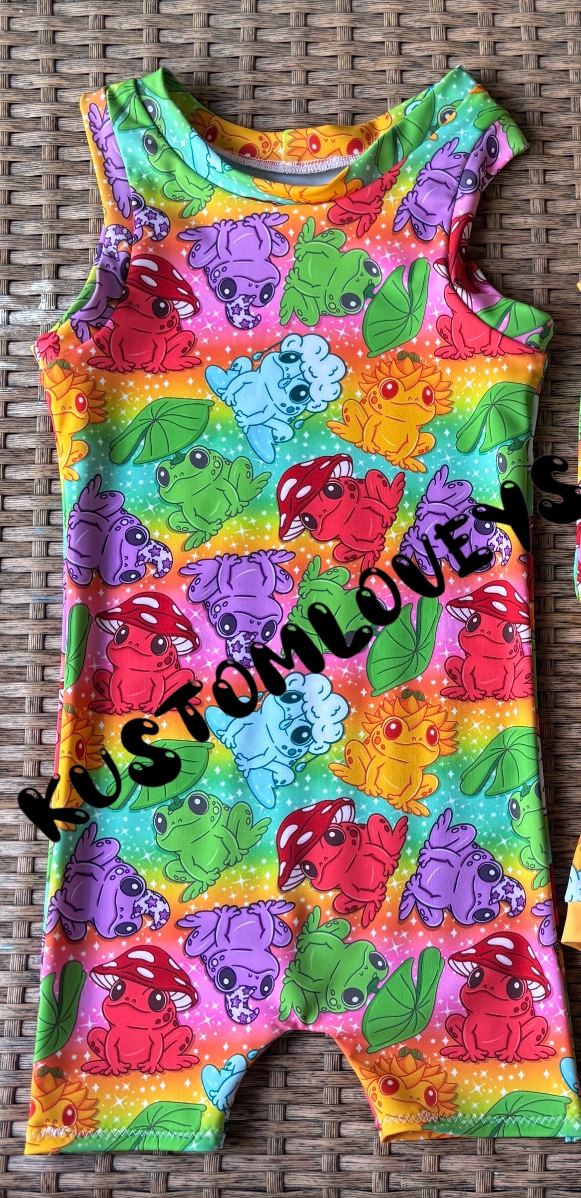 *Custom Ollie Romper Unbranded fabric- Read Description