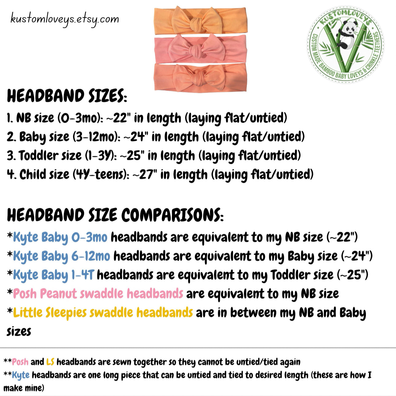 Headbands: Kyte Baby Solids