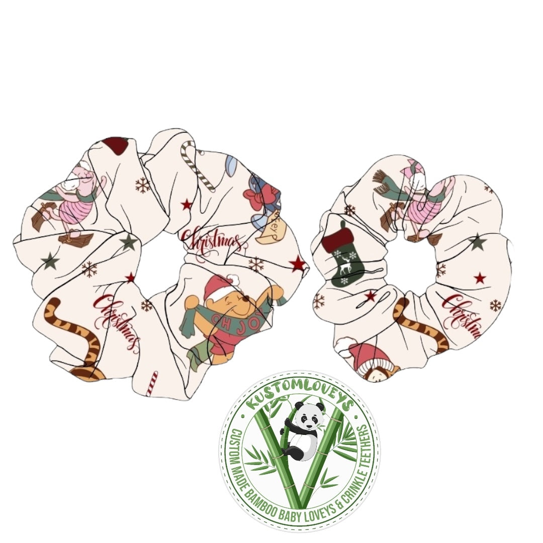 Scrunchies: Christmas Prints