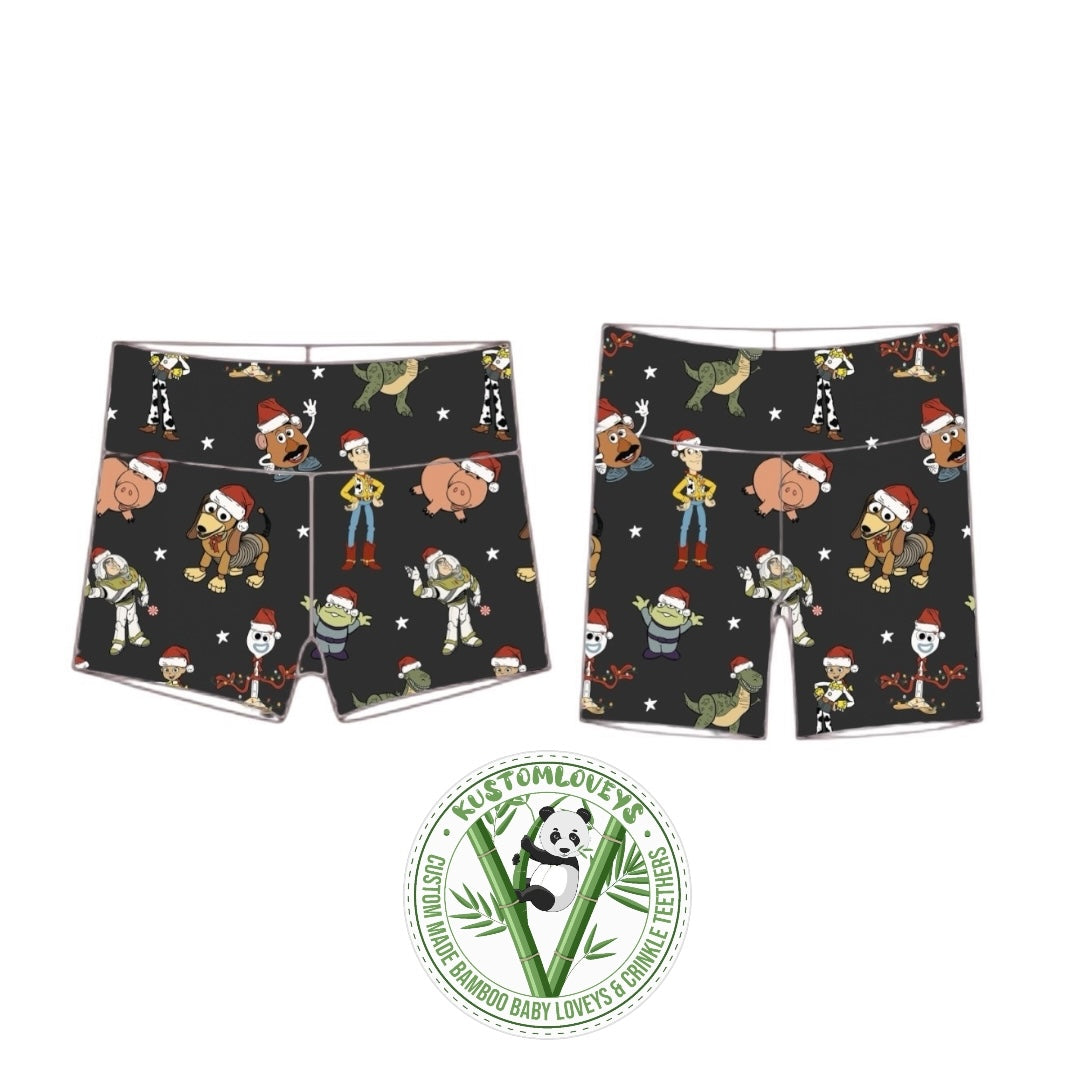 Christmas Toys Biker Shorts
