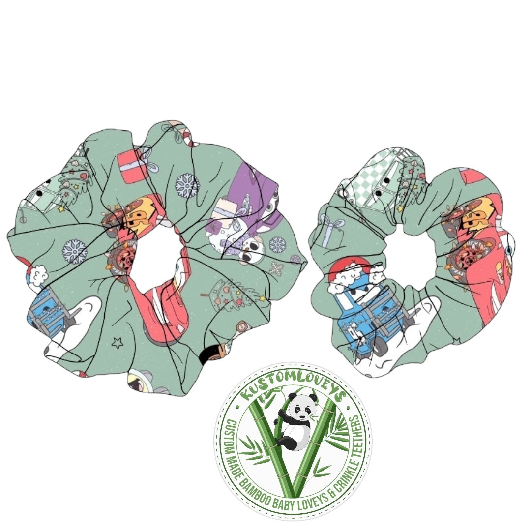 Scrunchies: Christmas Prints