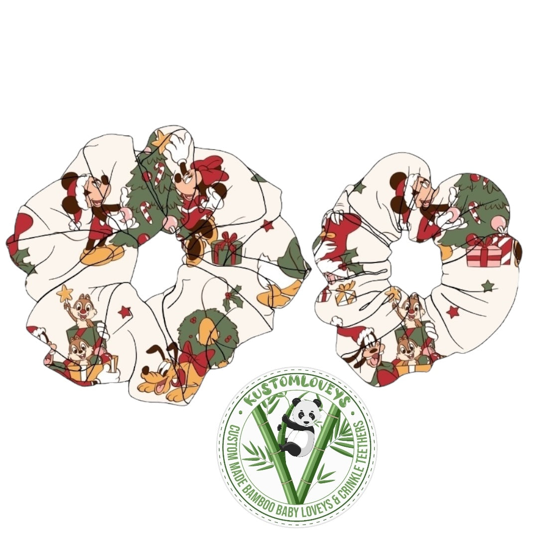 Scrunchies: Christmas Prints