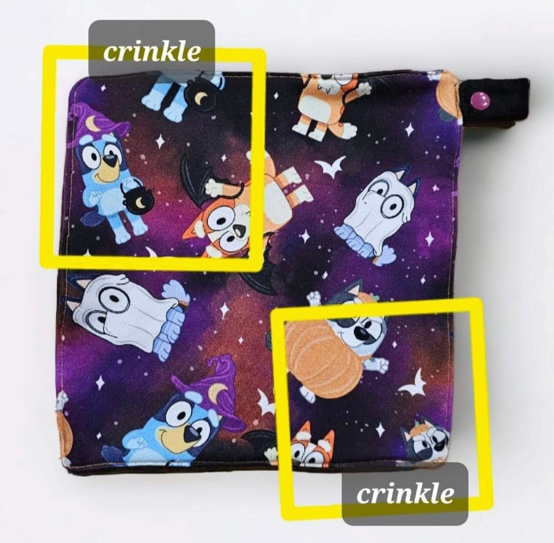 RTS Halloween Pups Crinkle Lovey