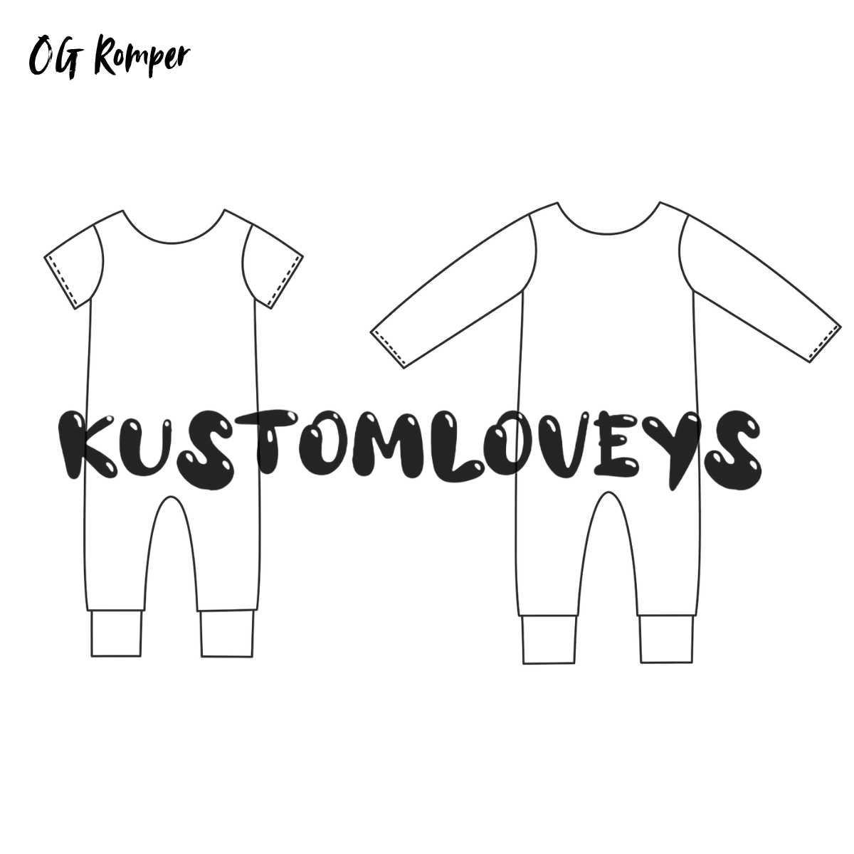 *Custom OG Romper (no snaps) - Read Description