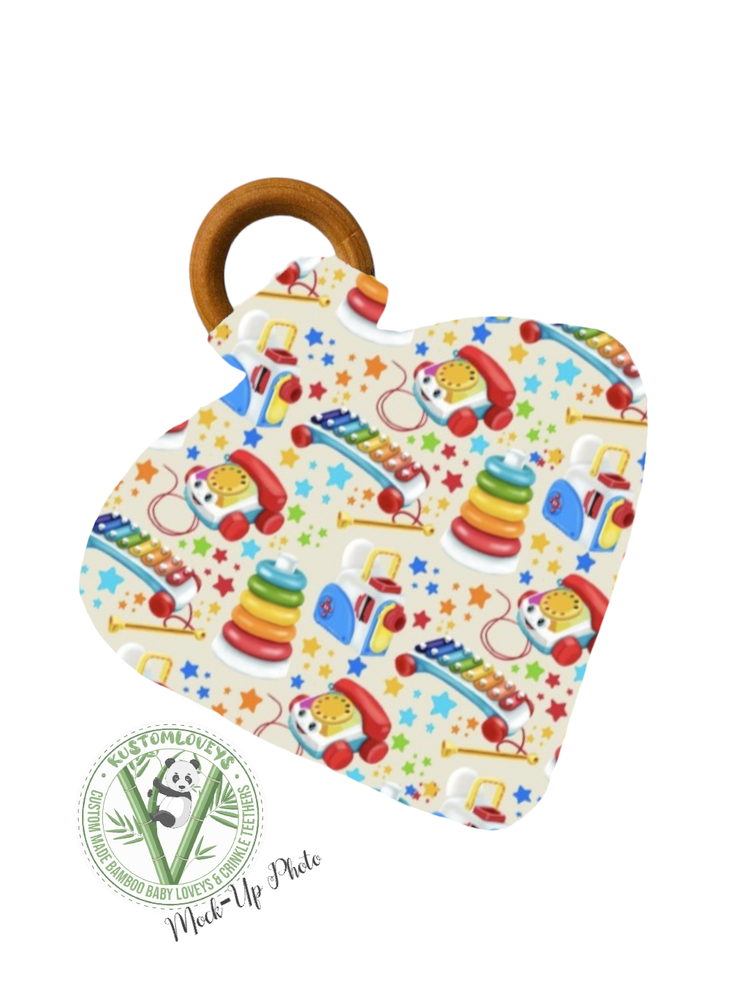 Vintage Toys Custom Lovey *bamboo french terry