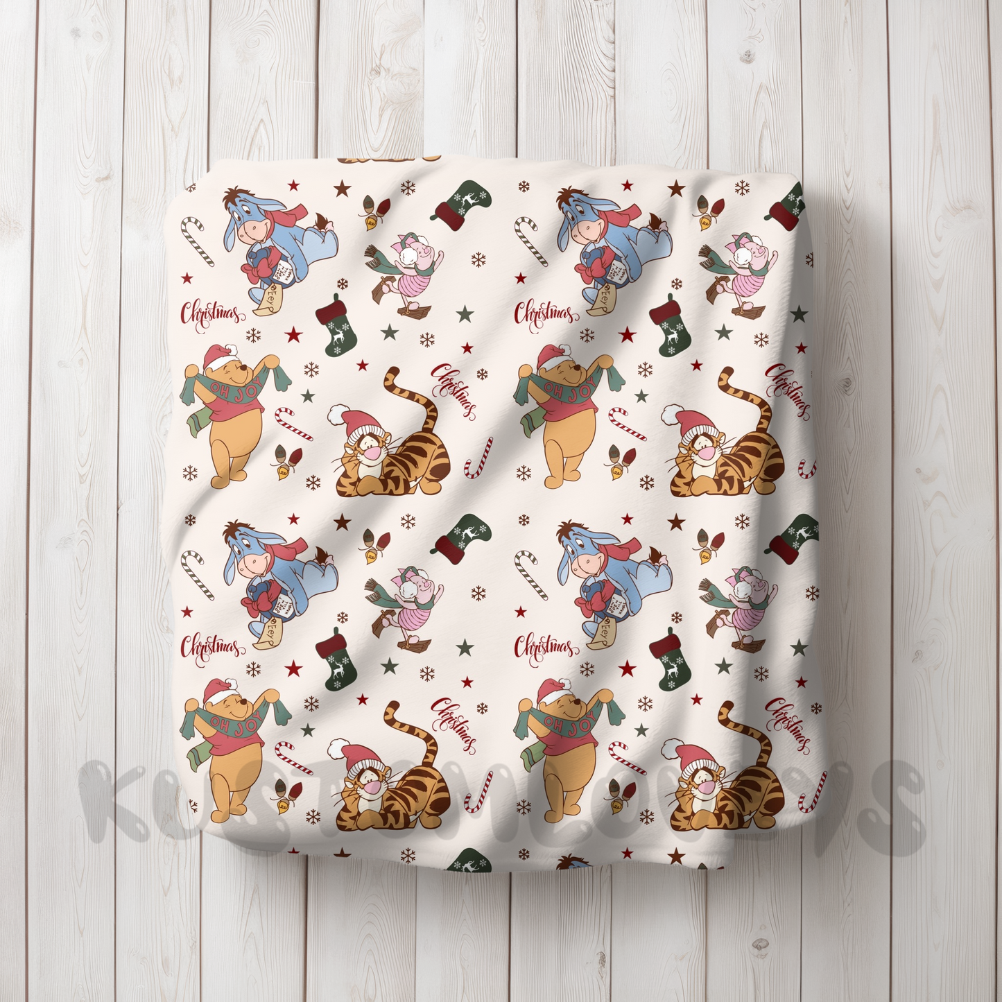 Christmas Bear Minky Blanket PREORDER