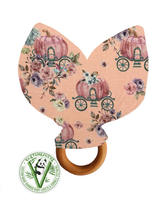 Posh Peanut Carriage Crinkle Teether