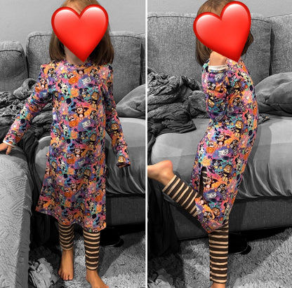 Rts Halloween split tunic dress size 5