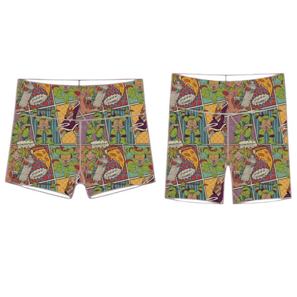 Cowabunga Biker Shorts