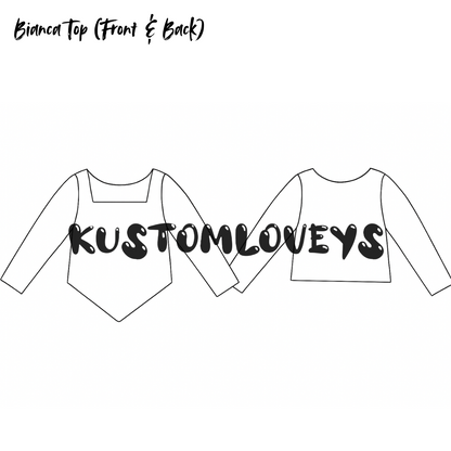*Custom BIANCA TEE (longsleeve)- read description