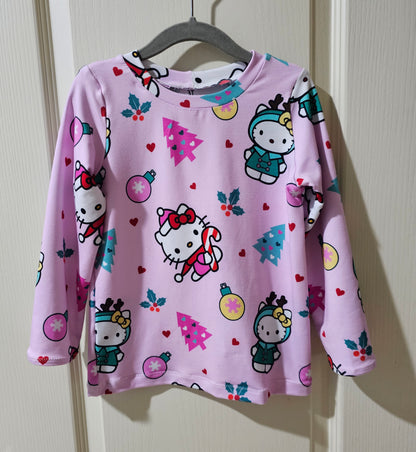 RTS Christmas Kitty Crewneck 3T