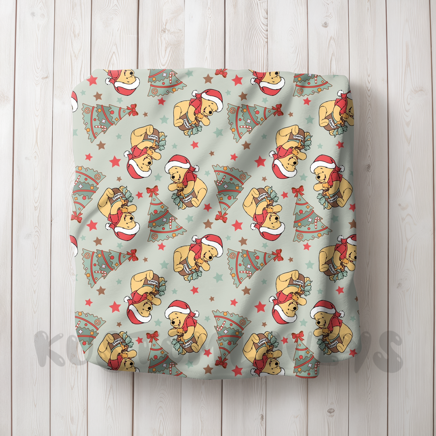 Christmas Bear Minky Blanket PREORDER