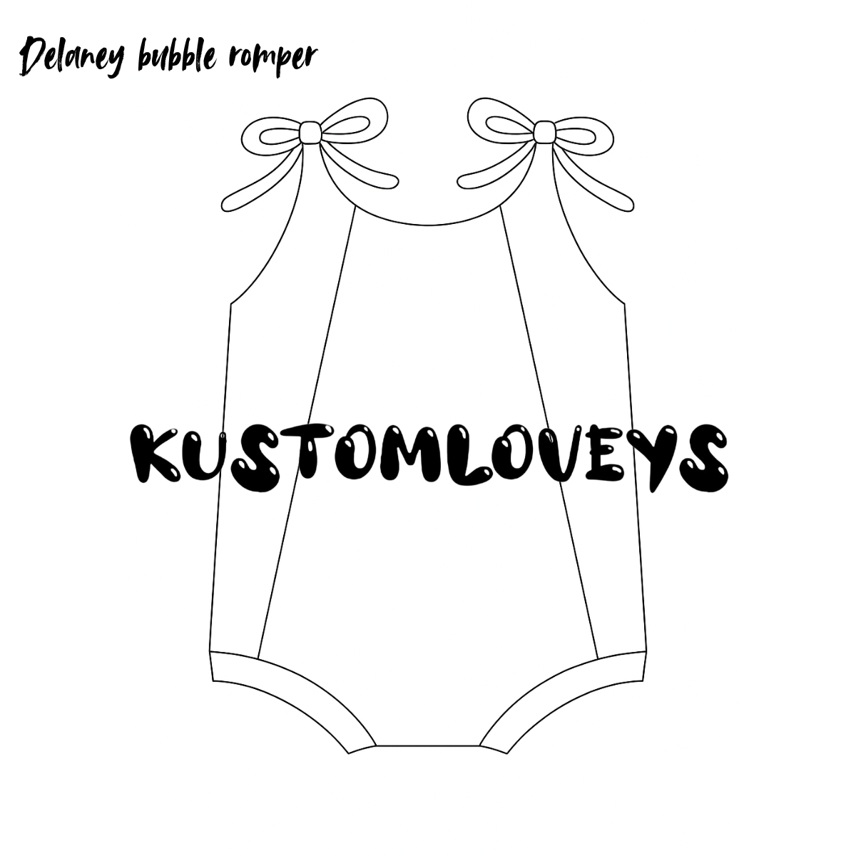 *Custom BUBBLE ROMPER (multiple options)- Read Description