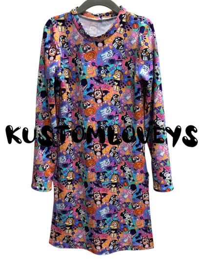 Rts Halloween split tunic dress size 5