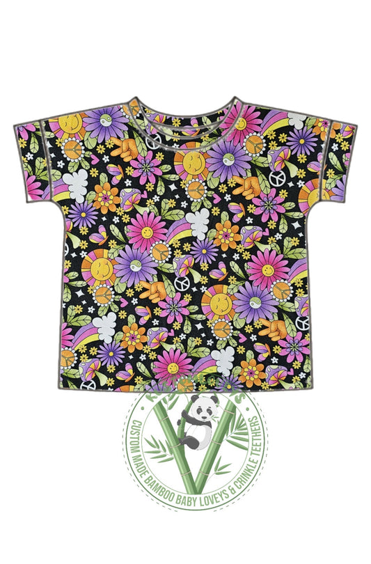 Retro Floral Lounge Tee