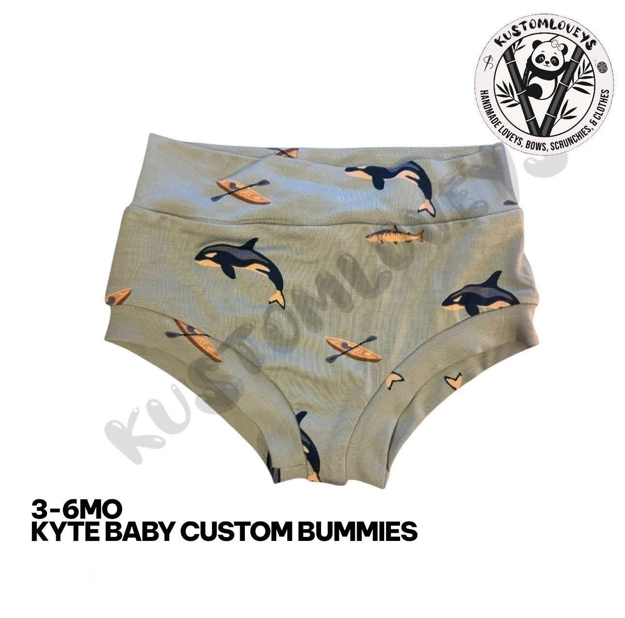 RTS Custom Kyte Bummies 3-6M