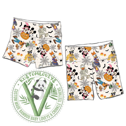 Spooky Clubhouse Biker Shorts