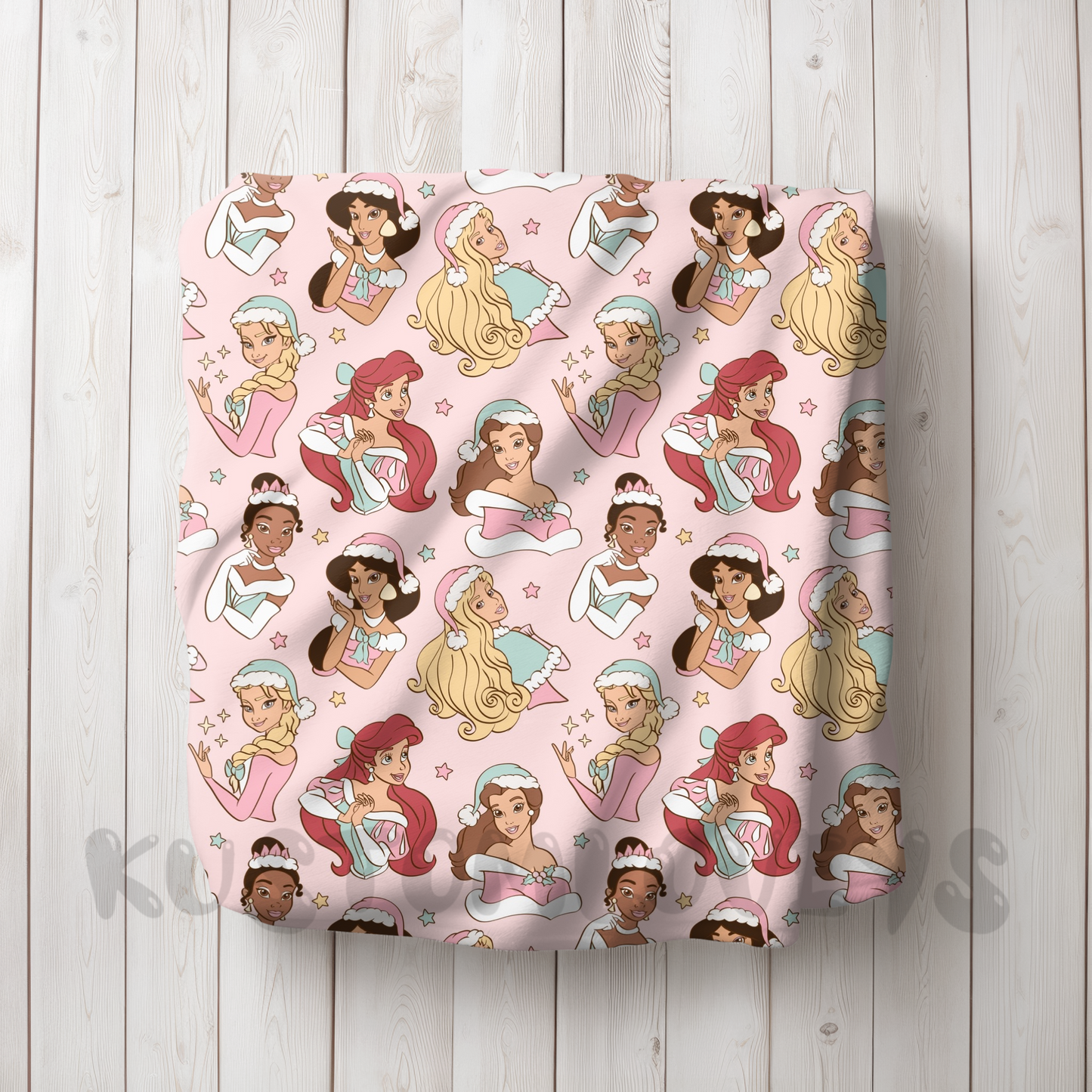 Christmas Princesses Minky Blanket PREORDER