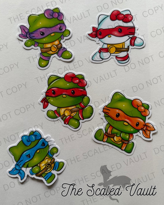 RTS TMNT Kitties sticker bundle