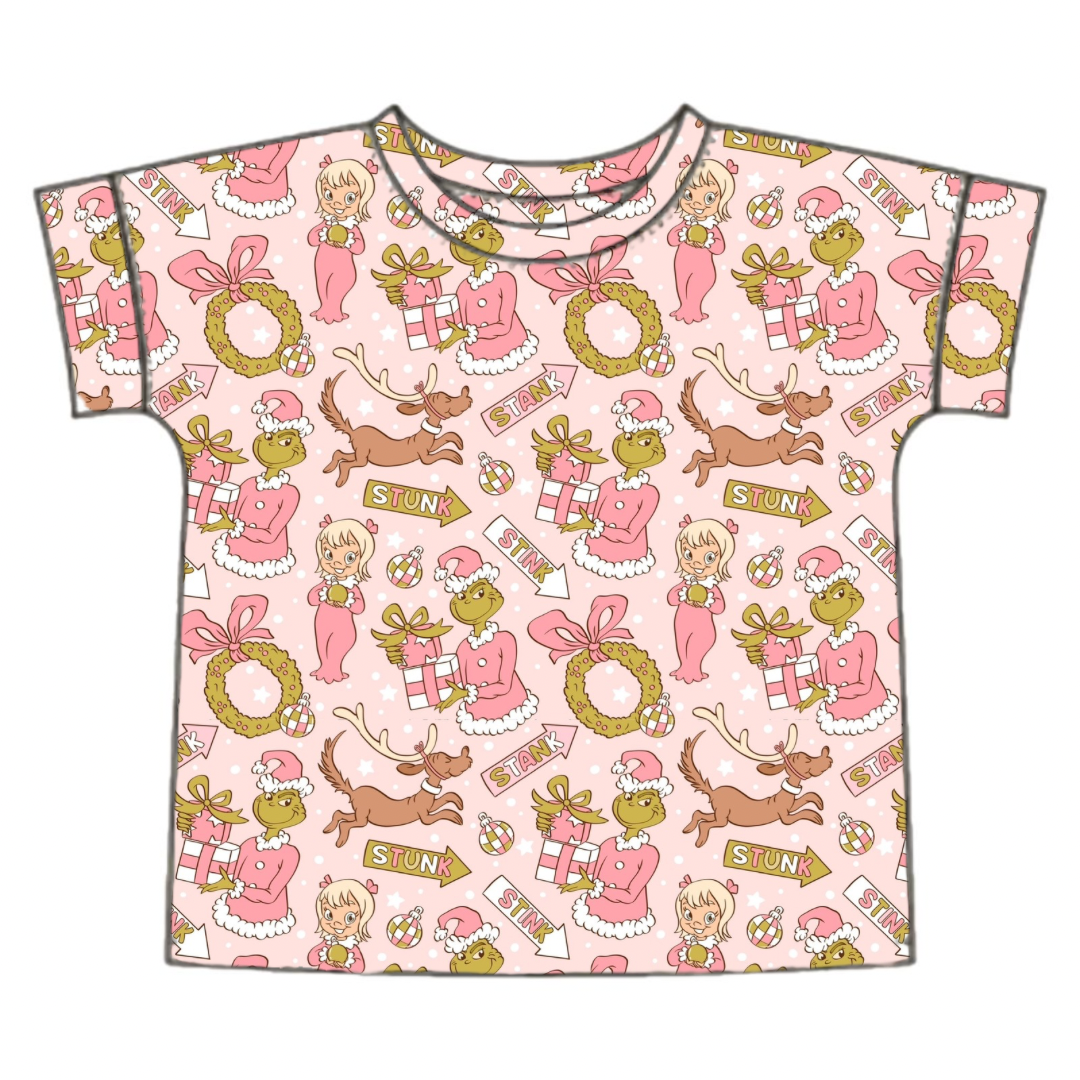 Pink Grump Lounge Tee