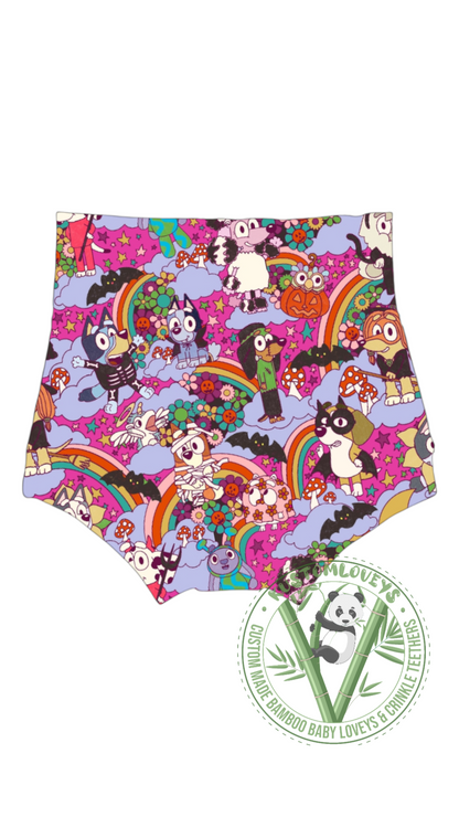 Halloween Dogs (Pink) Bummies