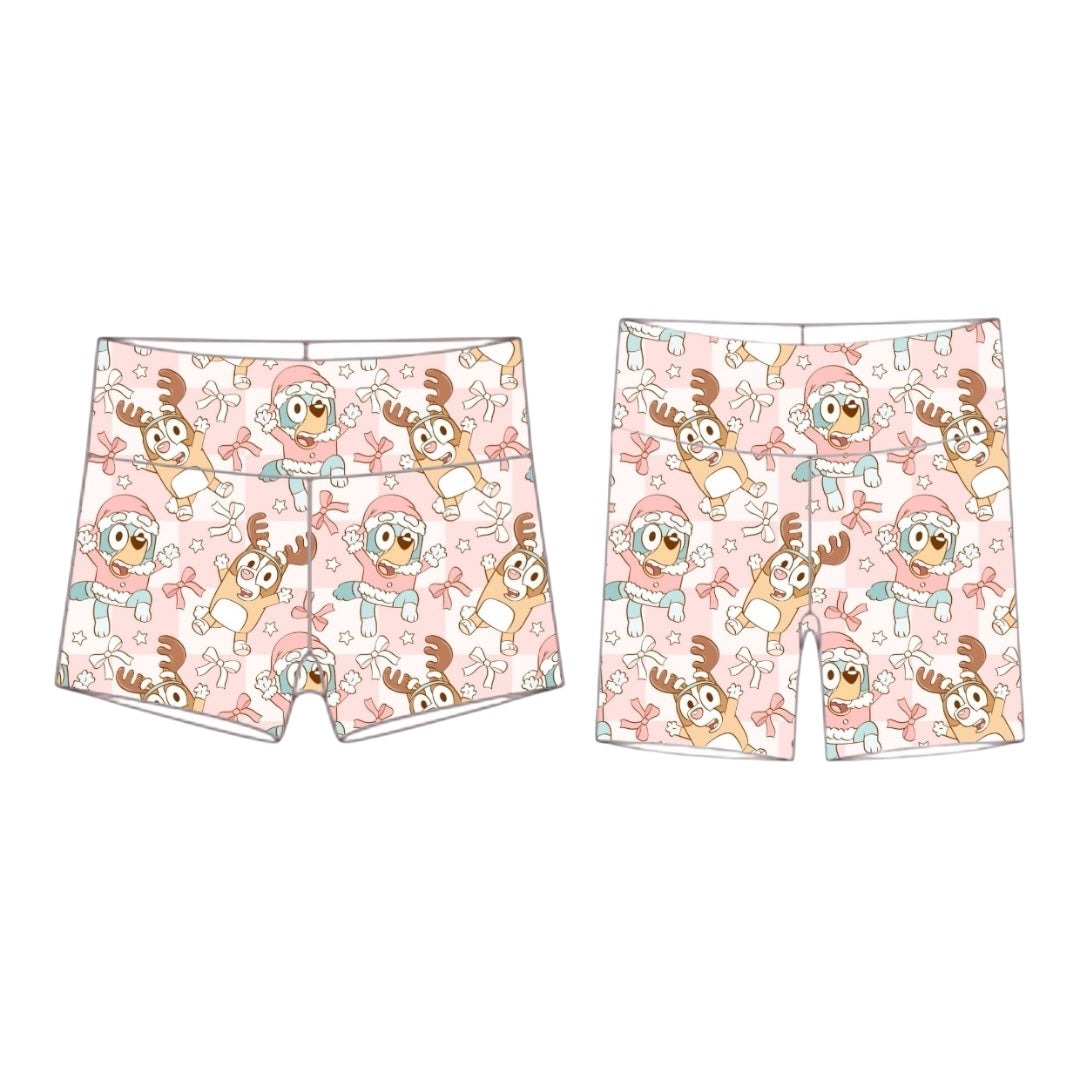 Pink Dog Sisters Biker Shorts