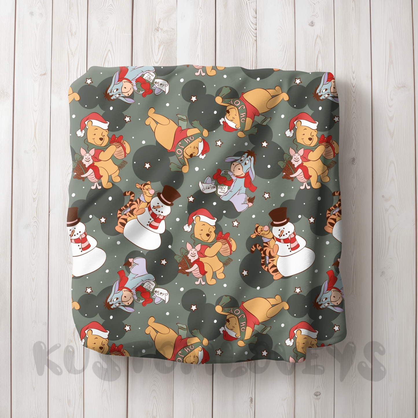 Christmas Bear Minky Blanket PREORDER