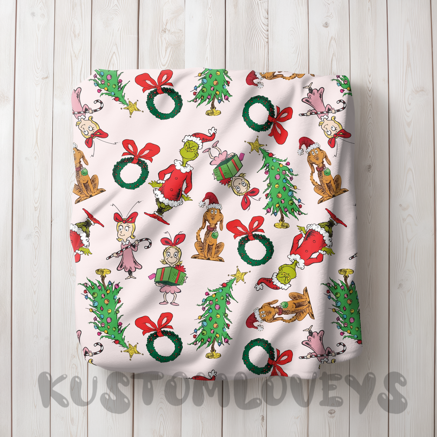 Christmas Grumps Minky Blankets PREORDER