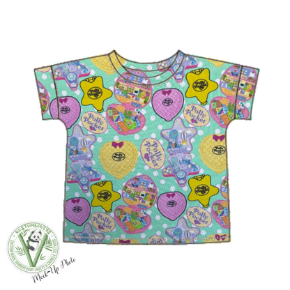 Poly Pocket Lounge Tee *bamboo/cotton/spandex blend