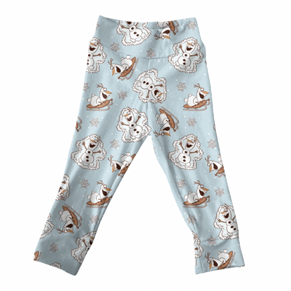 Snowman Leggings *double brushed poly fabric