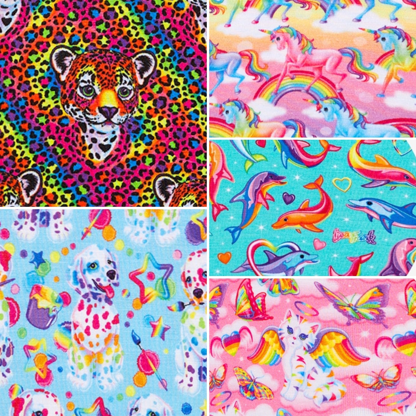 Bundle: Posh Peanut Lisa Frank Scrunchies READ DESCRIPTION