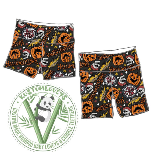 Halloween is Cool Biker Shorts