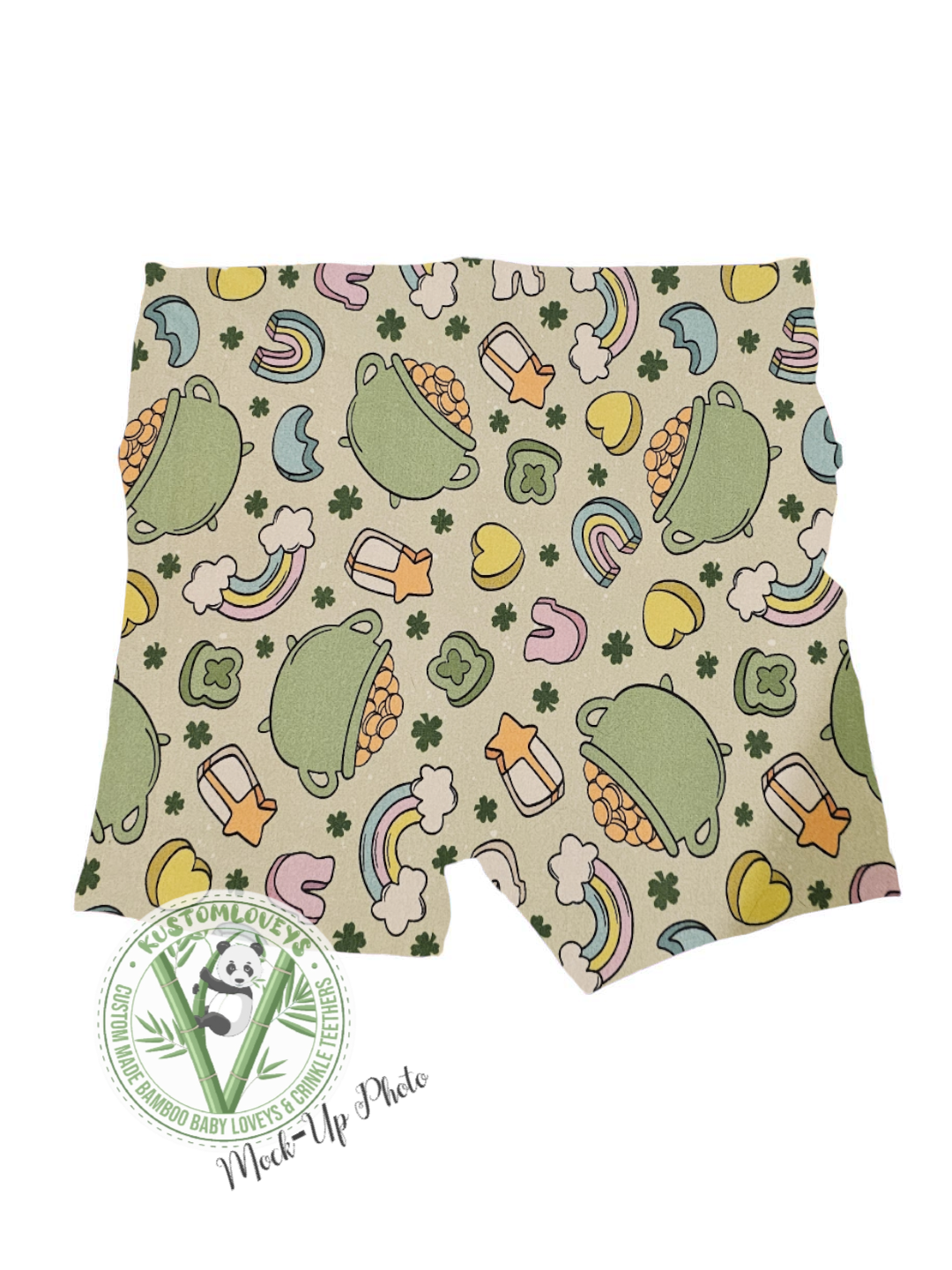 Lucky Clover Biker Shorts