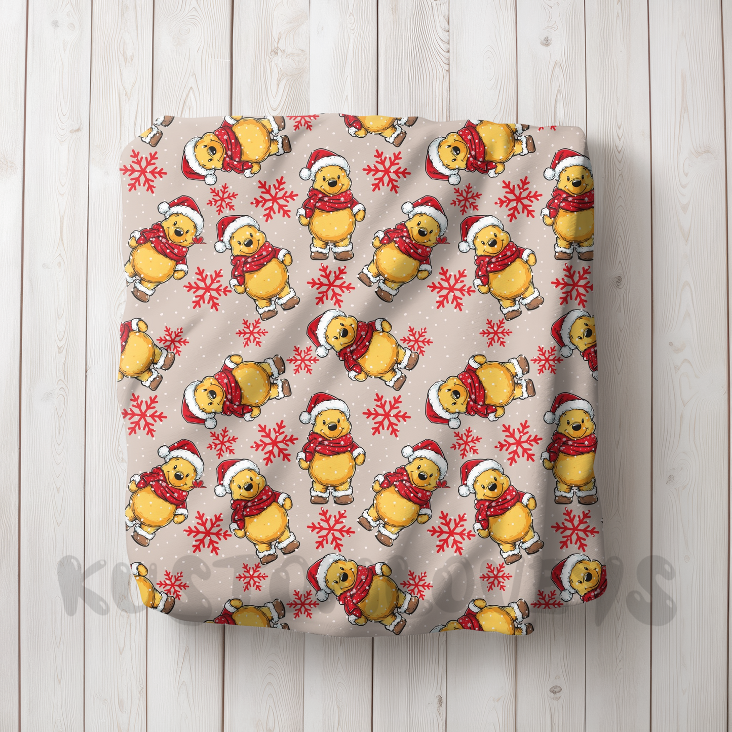 Christmas Bear Minky Blanket PREORDER