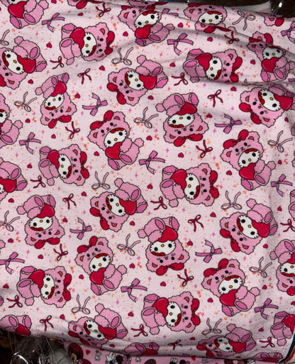 Valentine Caring Bears Custom Lovey
