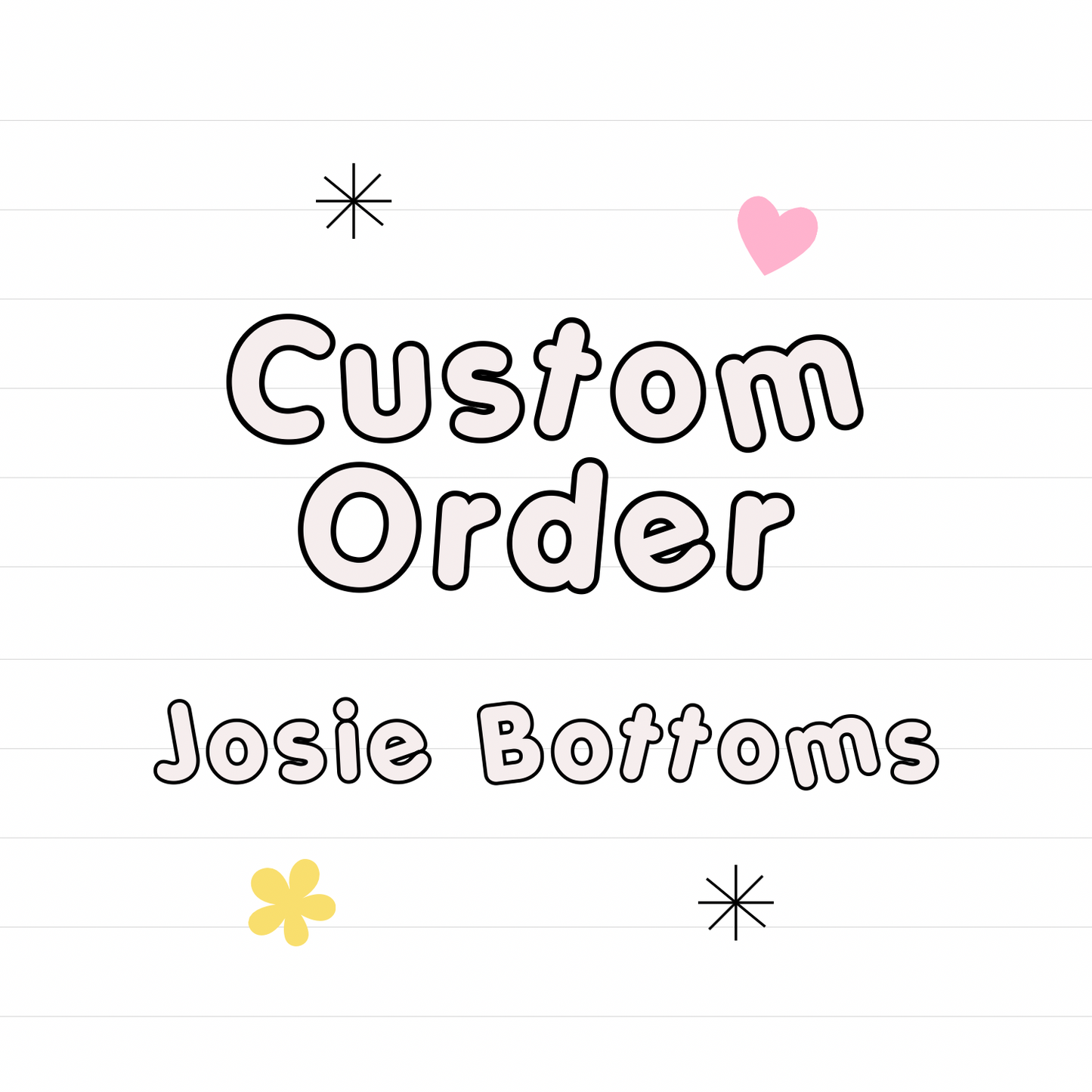 *Custom JOSIE SHORTS/SKIRTS- Read Description